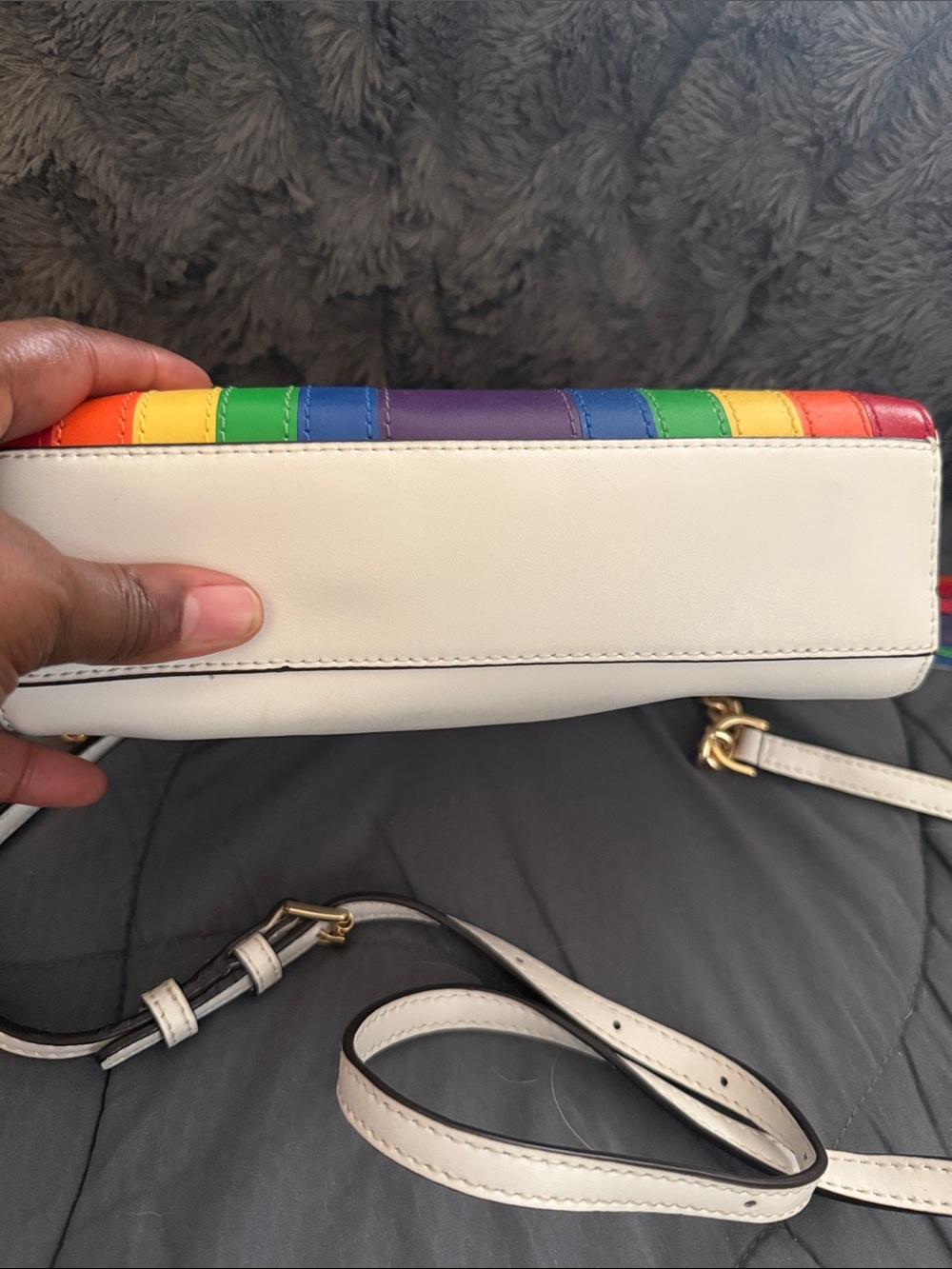 Michael Kors Rainbow Dome Crossbody Bag - Multi - Picture 2 of 6
